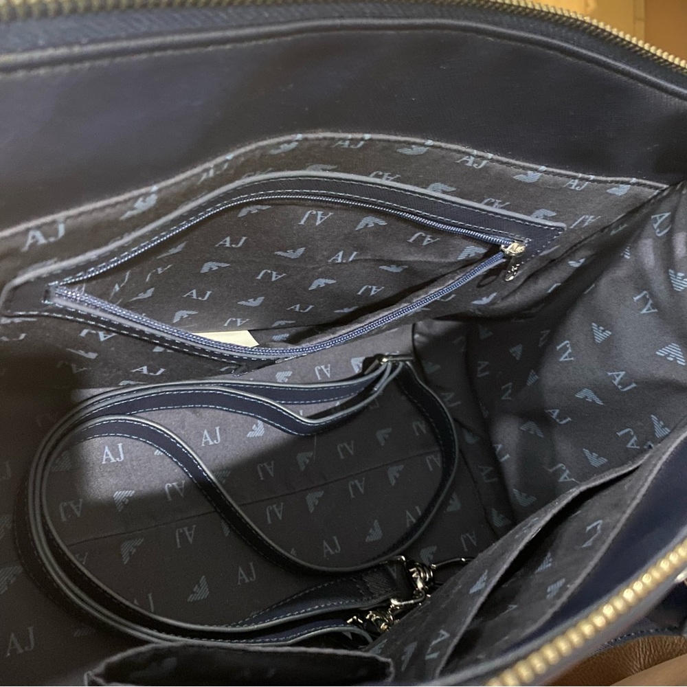 🌺Armani Jeans Navy Blue Handbag - Picture 6 of 16
